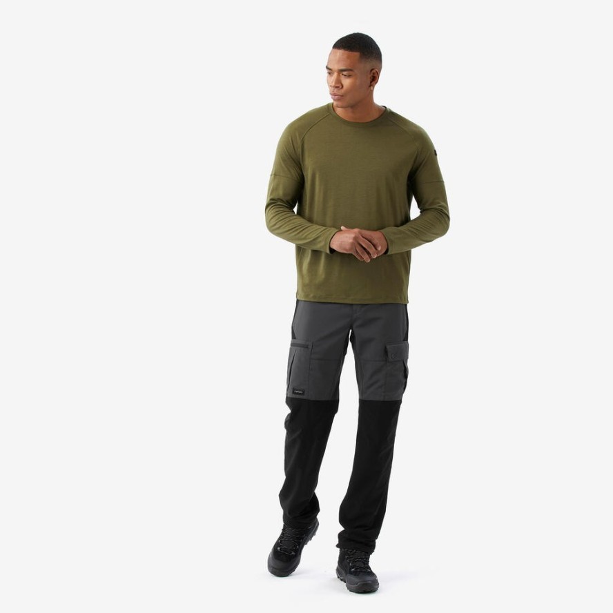 Koszulka męska trekkingowa z długim rękawem Merino Resist