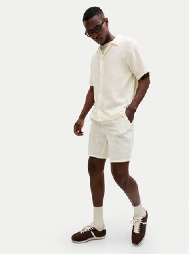 Jack & Jones Szorty materiałowe Jaiden 12274758 Biały Relaxed Fit