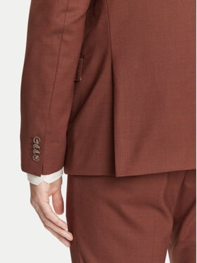 BOSS Garnitur H-Huge 50546080 Brązowy Slim Fit