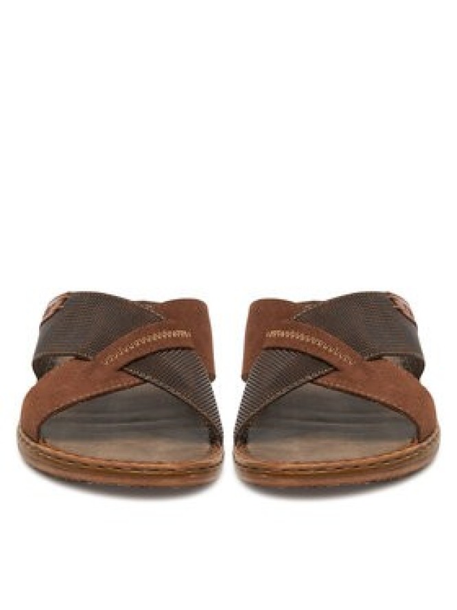 Rieker Klapki 21063-20 Brązowy