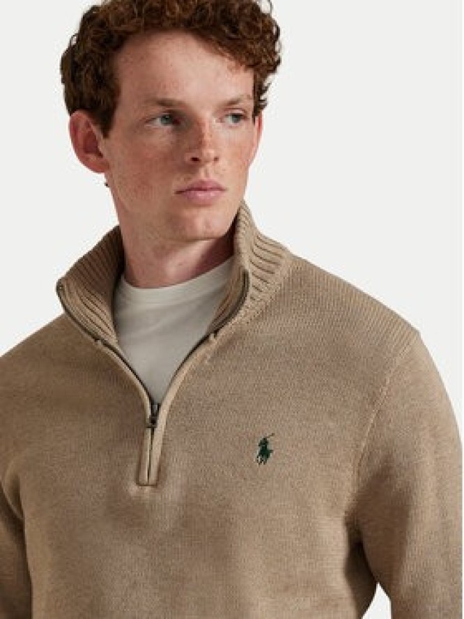 Polo Ralph Lauren Sweter 710859939510 Beżowy Regular Fit