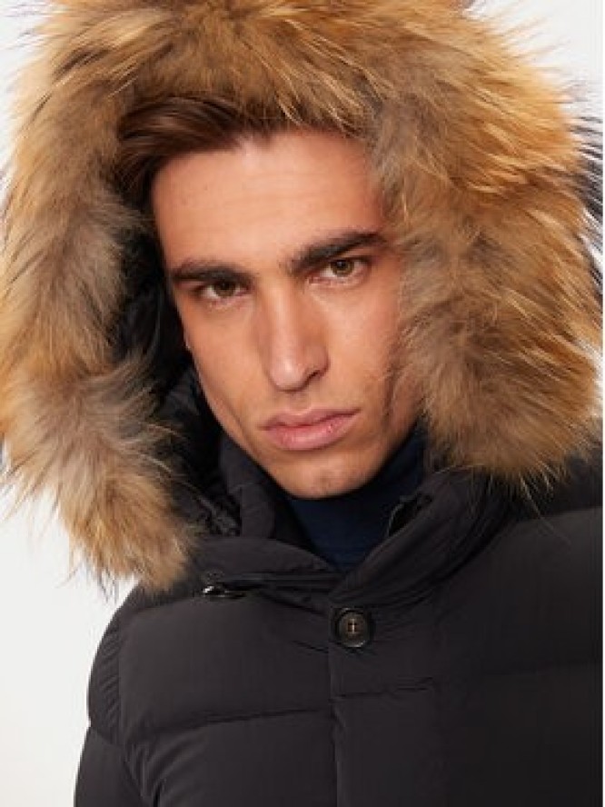 Hetregó Kurtka puchowa Parker 8N436M Czarny Regular Fit