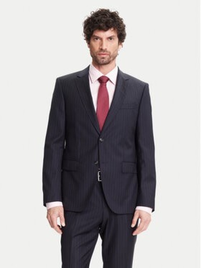 BOSS Garnitur H-Huge 50546121 Granatowy Slim Fit