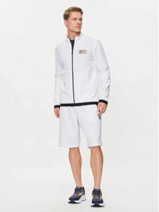 EA7 Emporio Armani Szorty sportowe 8NPS08 PJ4EZ 1100 Biały Regular Fit