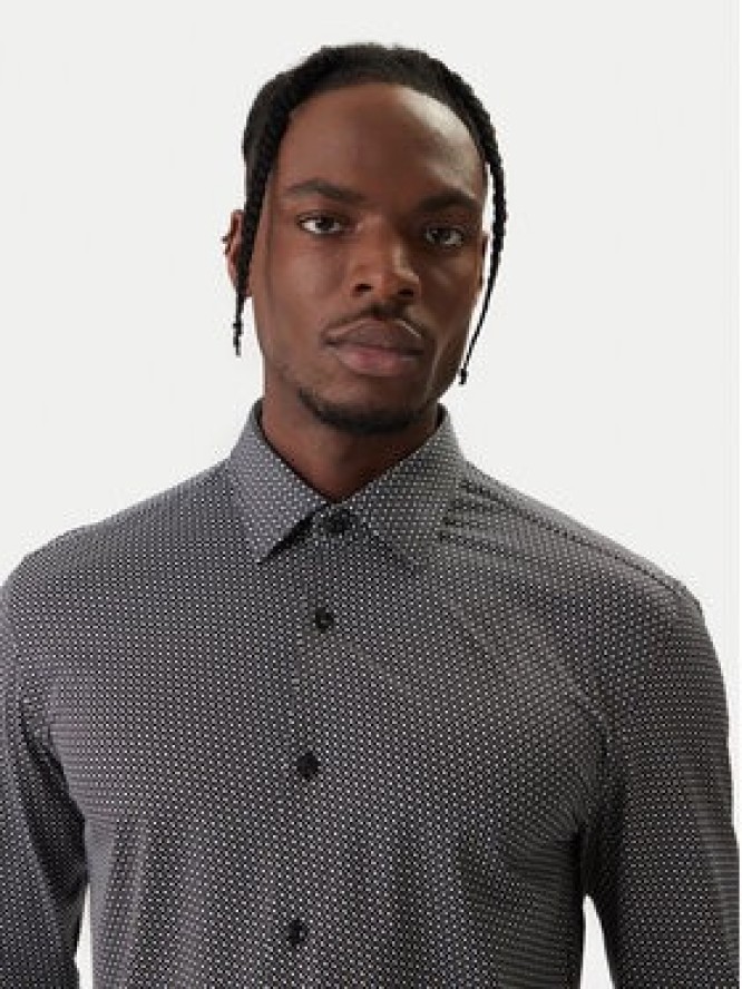 BOSS Koszula P-Hank 50556102 Czarny Slim Fit