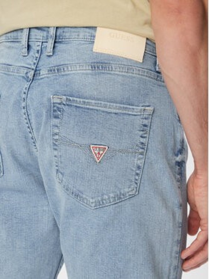 Guess Jeansy M6GA31 D0779 Niebieski jasny Straight Fit