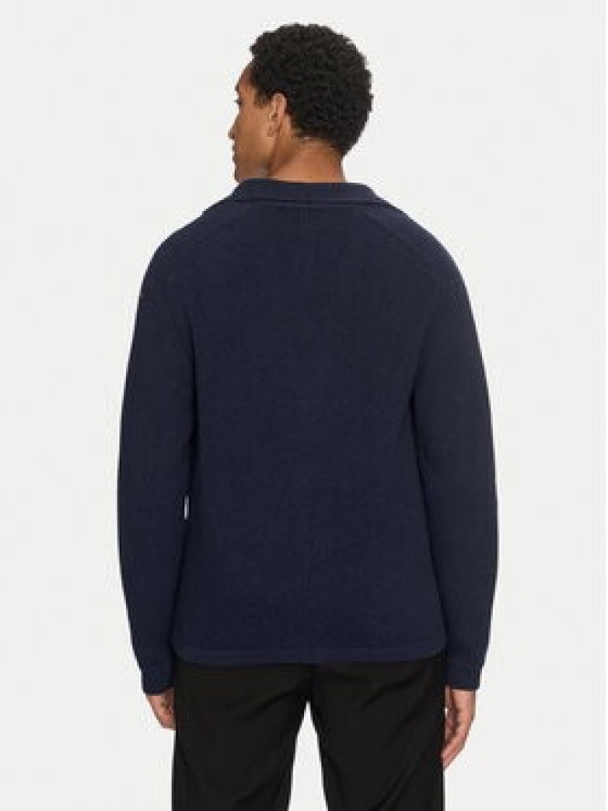 Paul&Shark Kardigan 14311215 Granatowy Regular Fit