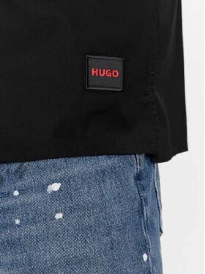 Hugo Koszula Ebor 50475668 Czarny Relaxed Fit