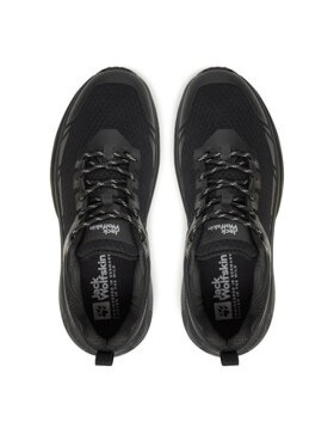 Jack Wolfskin Sneakersy Hike Ventura Lite Xt Vent Low A64206 Czarny