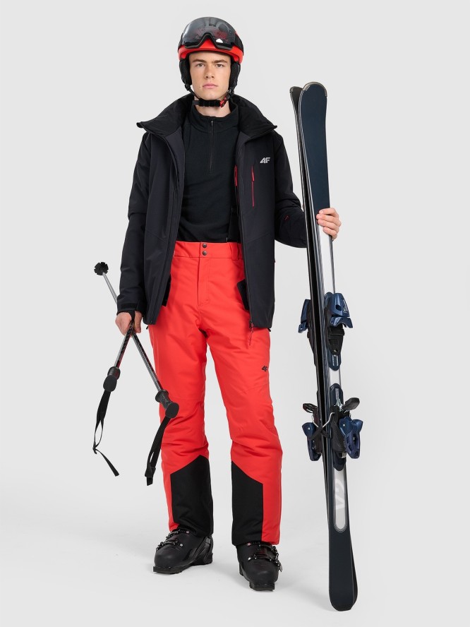 4F Kurtka narciarska membrana 10000 męska - czarna XL