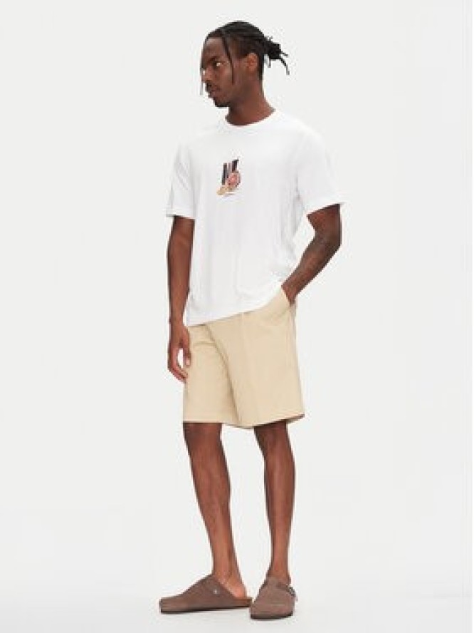 Jack & Jones T-Shirt Varenna 12273162 Biały Regular Fit