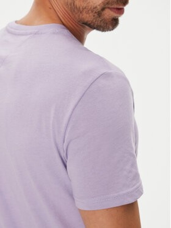 Tommy Jeans T-Shirt Jaspe DM0DM20363 Fioletowy Slim Fit