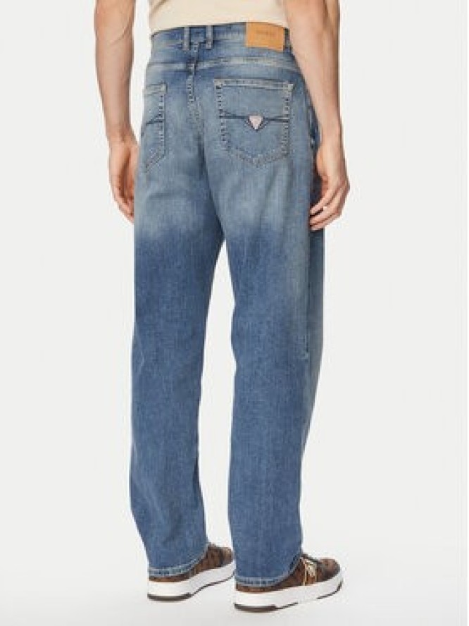 Guess Jeansy M6GA82 D0776 Niebieski Relaxed Fit