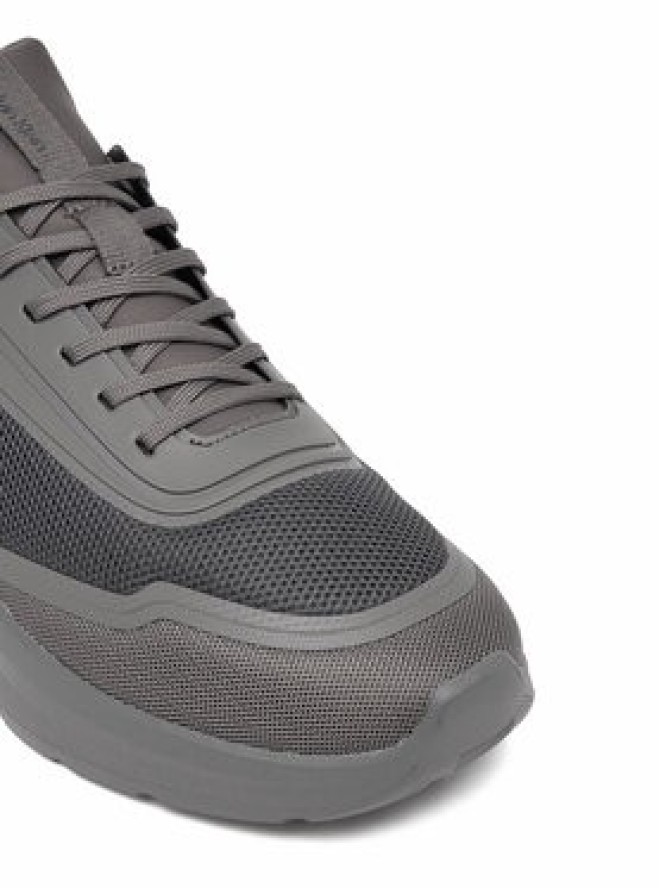 Calvin Klein Sneakersy Light Eva Run Lace Sock Mm HM0HM02164 Brązowy