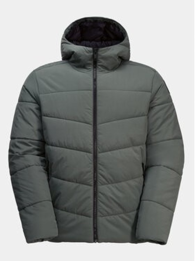 Jack Wolfskin Kurtka zimowa Karolinger Jkt 1207831 Zielony Regular Fit