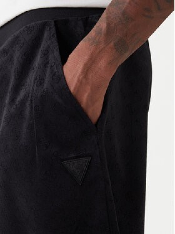 Guess Spodnie dresowe Z6RB14 KD612 Czarny Regular Fit