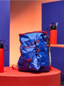 Składany plecak podróżny - niebieski