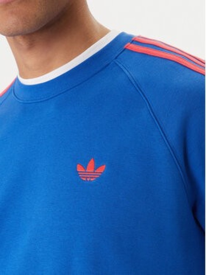 adidas Bluza 3-Stripes KE2426 Niebieski Regular Fit