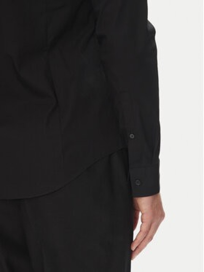 Calvin Klein Koszula Essential LV019EU030 Czarny Slim Fit