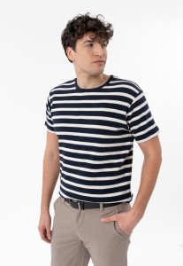 T-shirt w paski TM-HARALD