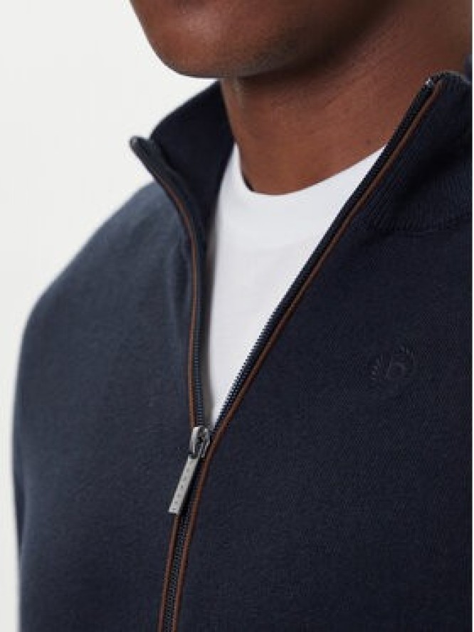 Bugatti Sweter 7600-85520D Granatowy Regular Fit