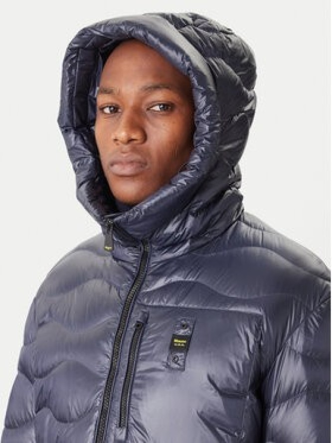 Blauer Kurtka puchowa Impermeabile 25WBLUK03068 Granatowy Regular Fit