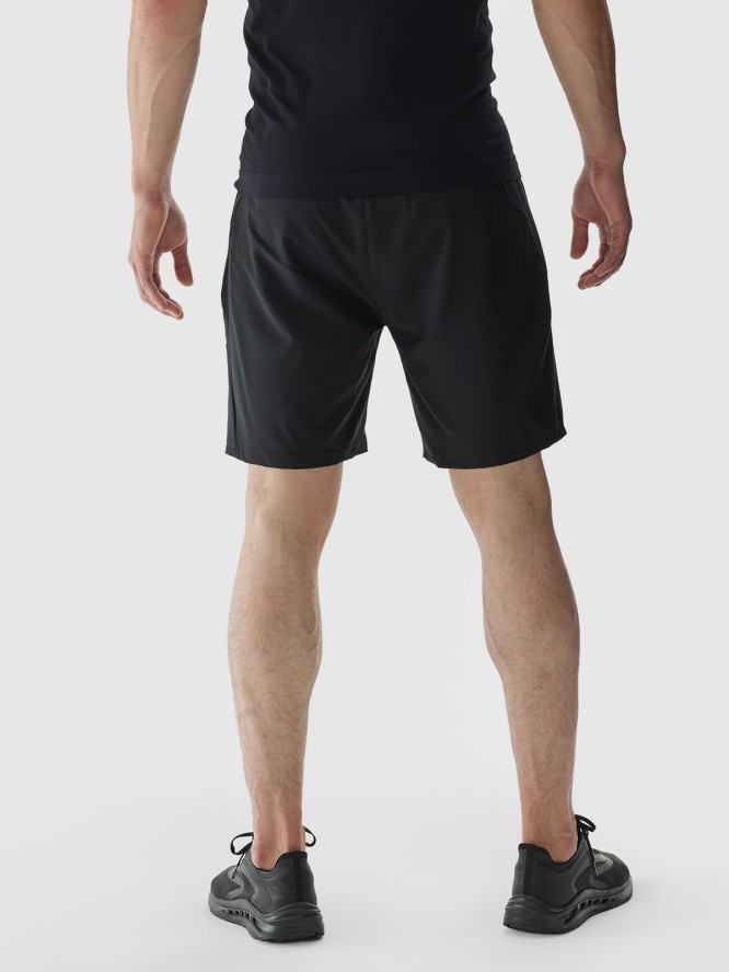 4F Spodenki treningowe regular szybkoschnące męskie - szare 3XL