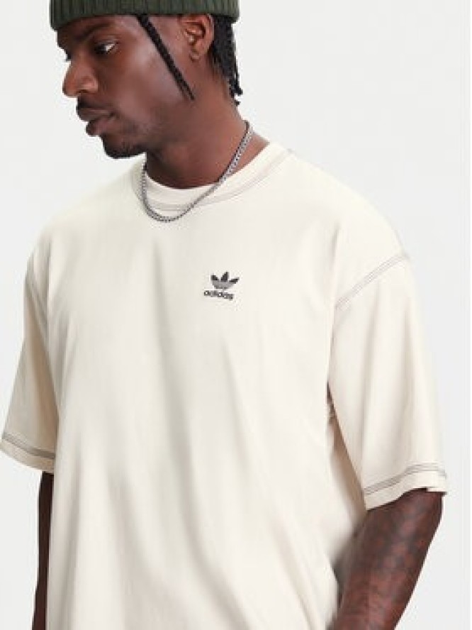 adidas T-Shirt Trefoil Essentials JW0970 Biały Regular Fit