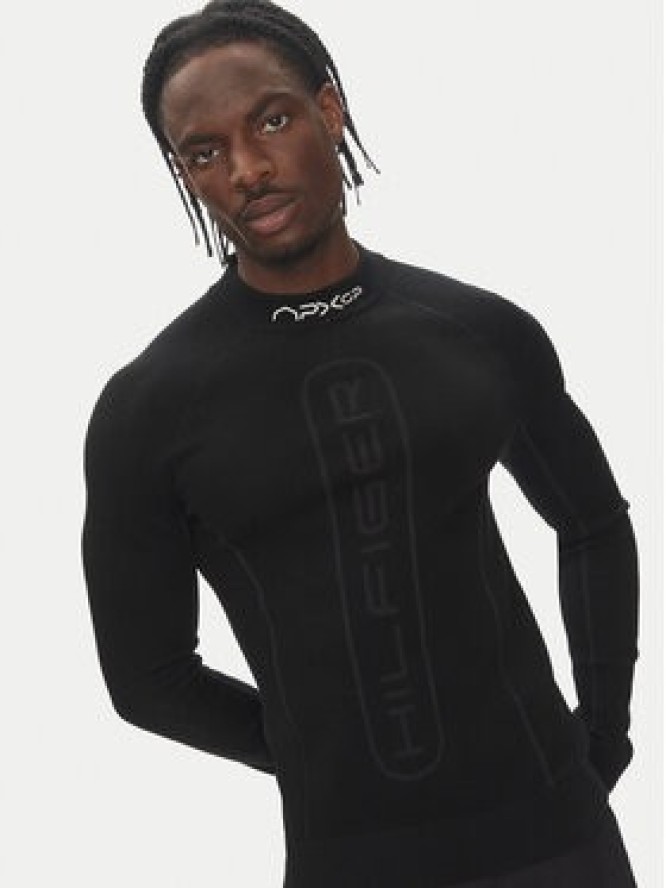 Tommy Hilfiger Longsleeve F1 Movie MW0MW41383 Czarny Slim Fit