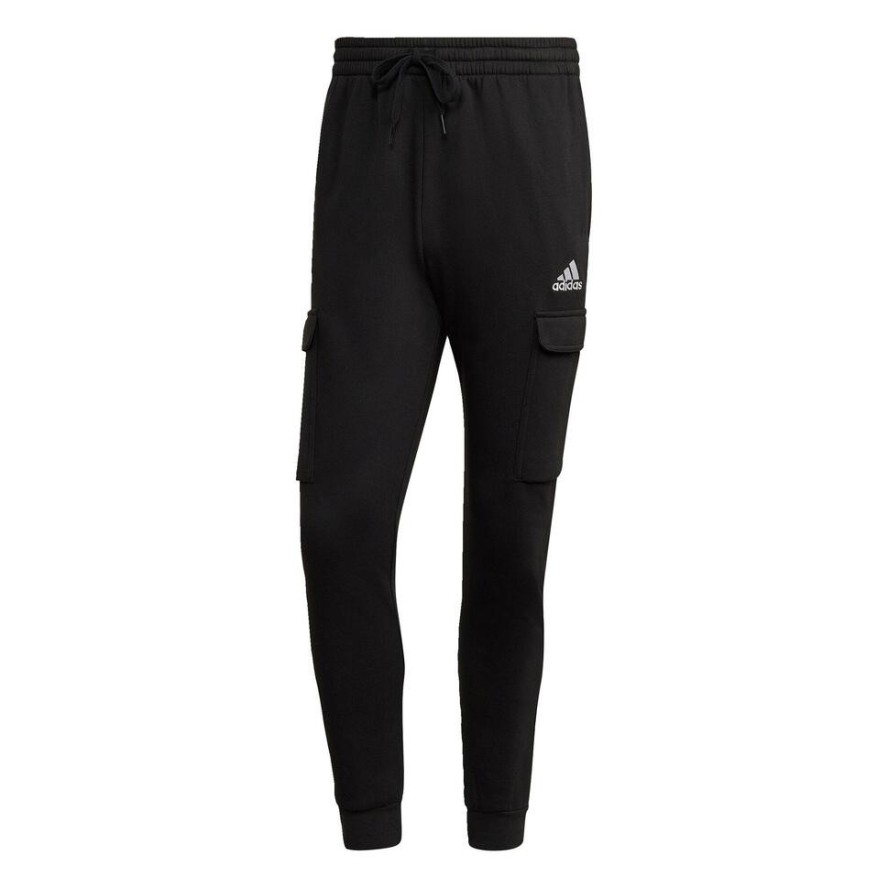 Spodnie dresowe męskie adidas Essentials Fleece Regular Tapered Cargo