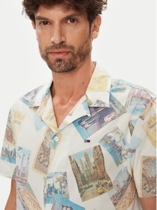 Tommy Jeans Koszula Camp DM0DM21687 Kolorowy Regular Fit