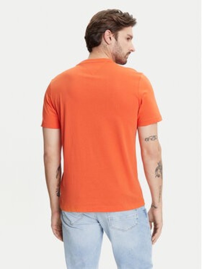 Tommy Hilfiger T-Shirt Fathers Day MW0MW39356 Pomarańczowy Regular Fit