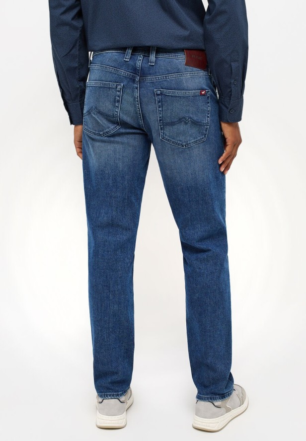 MĘSKIE SPODNIE JEANSOWE MUSTANG DENVER STRAIGHT DENIM BLUE 1014607 5000 903