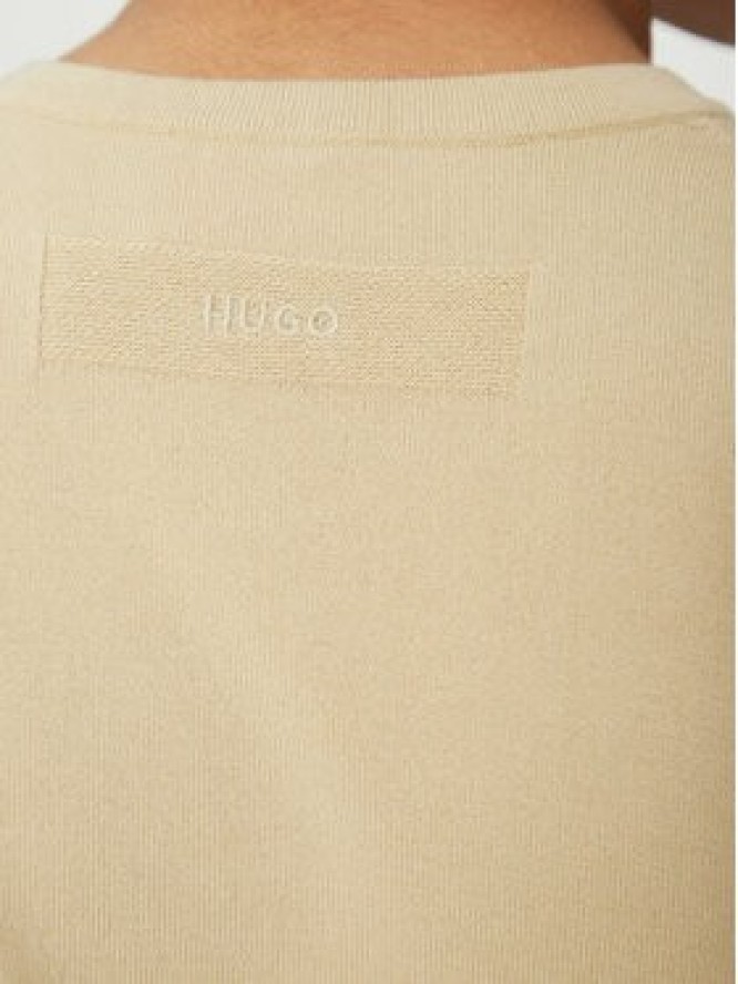 HUGO Sweter San Cody 50532074 Beżowy Slim Fit