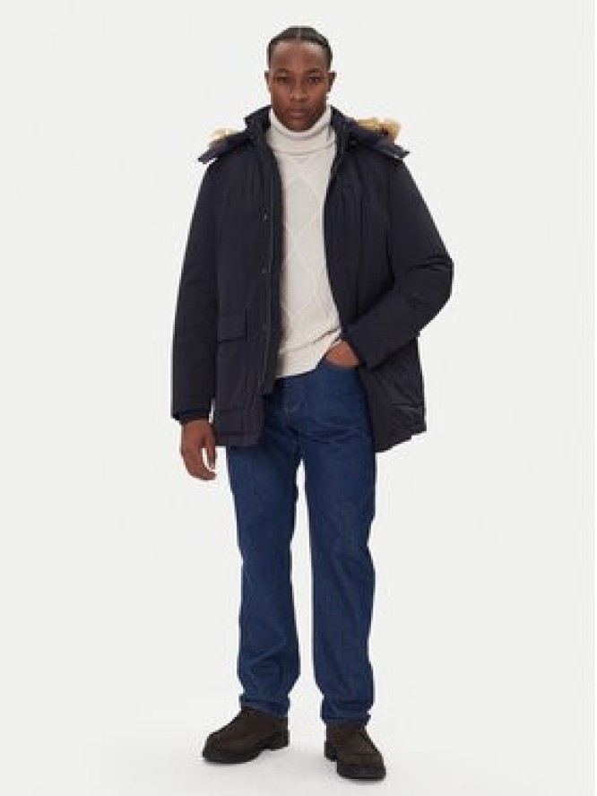 Guess Kurtka puchowa M5BL2G W2712 Granatowy Regular Fit