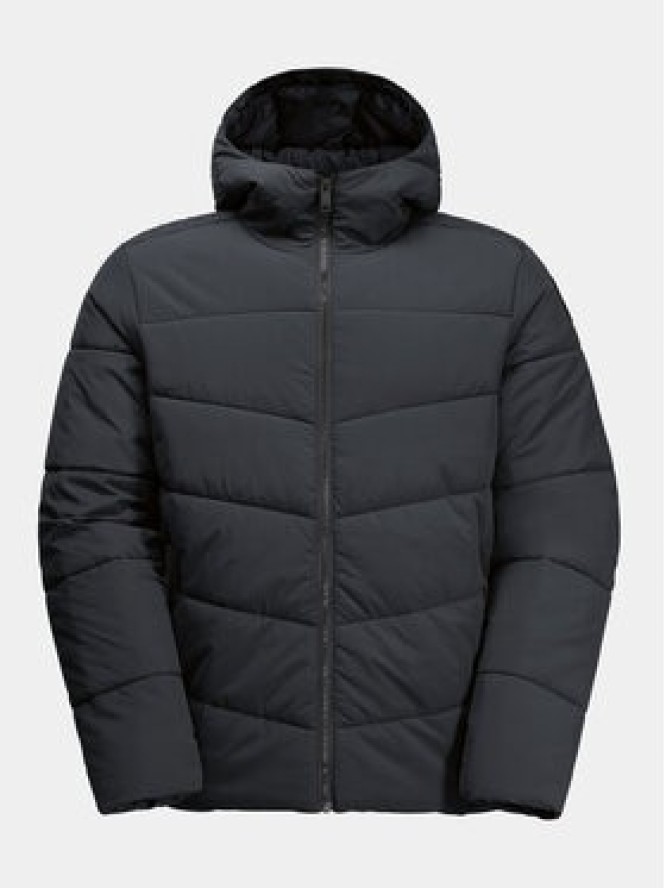 Jack Wolfskin Kurtka zimowa Karolinger Jkt 1207831 Czarny Regular Fit