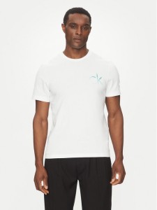 Calvin Klein T-Shirt Chest Logo K10K114146 Biały Regular Fit