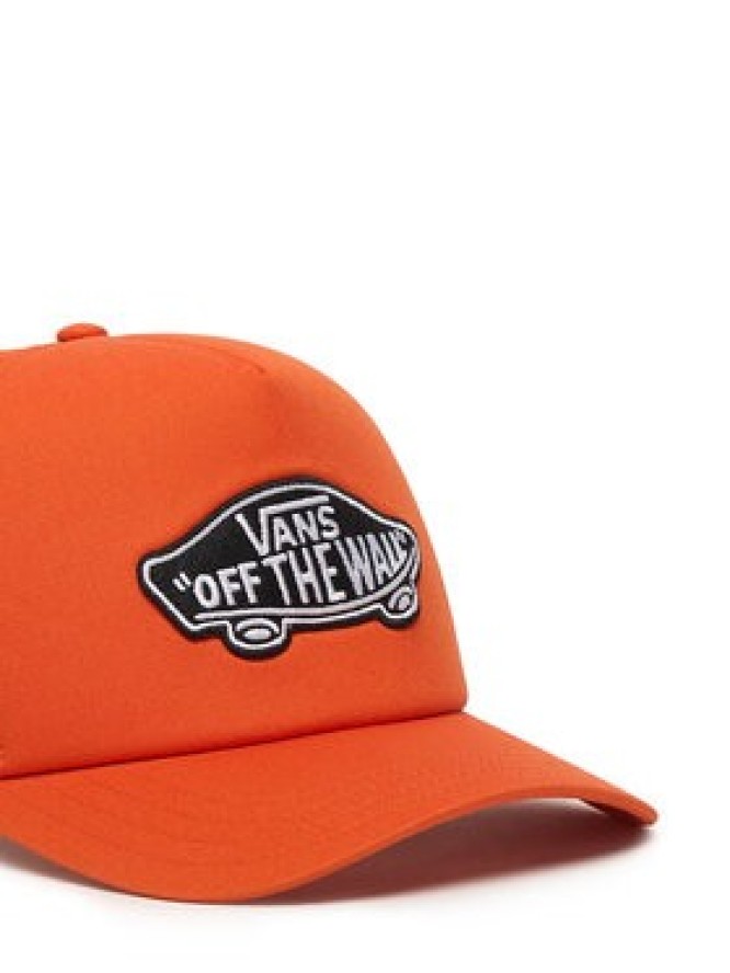 Vans Czapka z daszkiem Classic Patch Curved Bill Trucker VN00066X Pomarańczowy