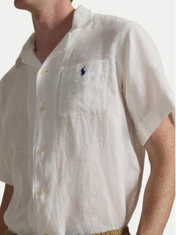Polo Ralph Lauren Koszula 710966421504 Biały Classic Fit