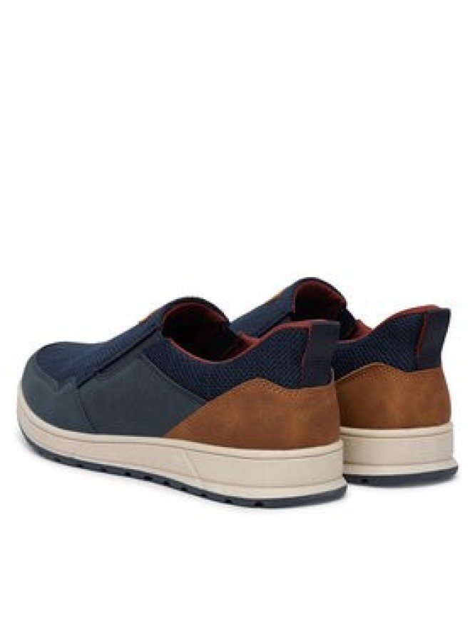 Bugatti Półbuty 335-AFB6A-5000 Granatowy