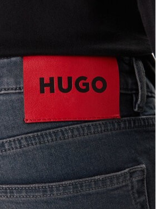 HUGO Jeansy 50555167 Niebieski Regular Fit