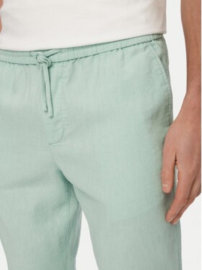 Tommy Hilfiger Chinosy Harlem MW0MW42336 Zielony jasny Regular Fit