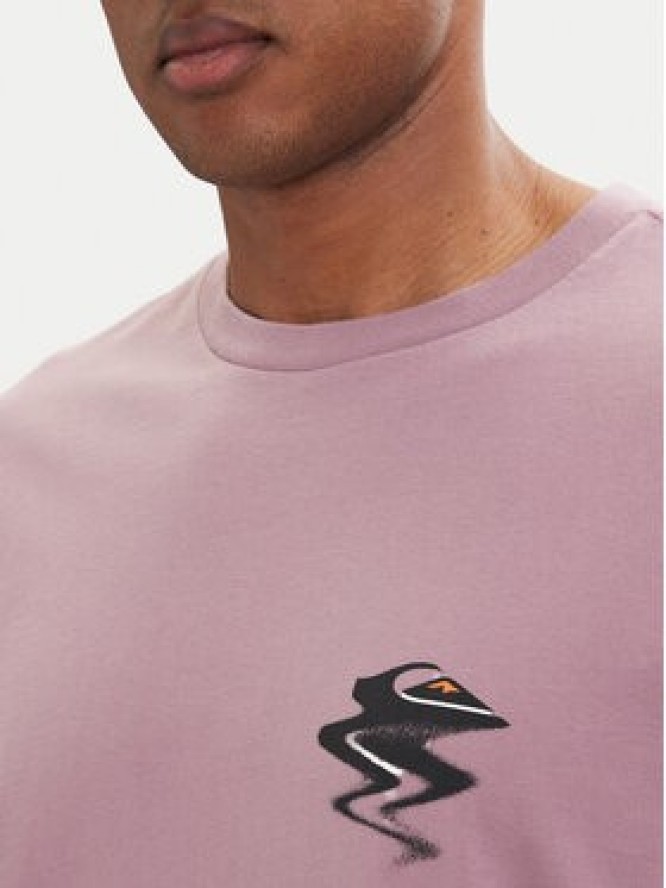 Quiksilver T-Shirt Elderberry EQYZT08200 Fioletowy Regular Fit