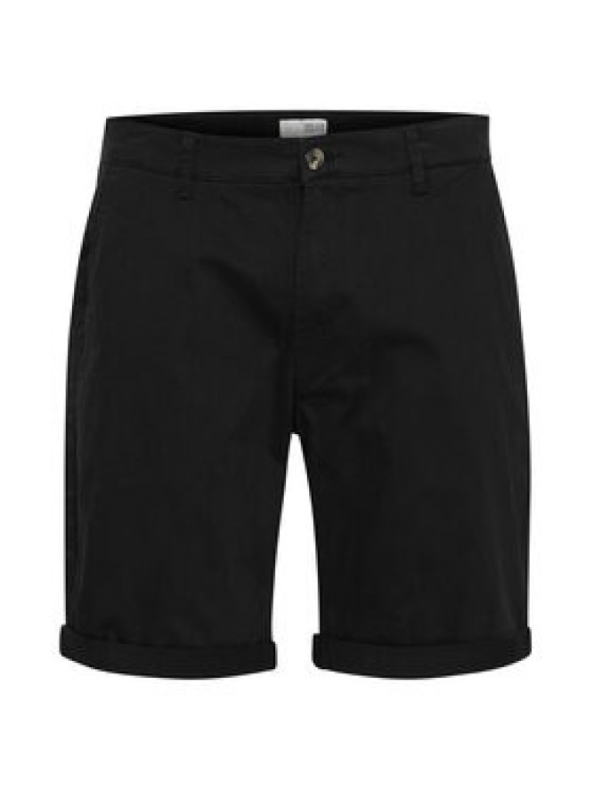 Solid Szorty materiałowe 21200395 Czarny Regular Fit