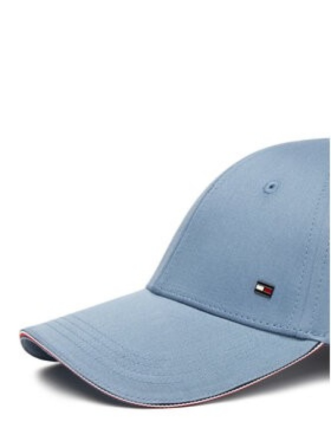 Tommy Hilfiger Czapka z daszkiem Th Corporate Cotton 6 Panel AM0AM12035 Błękitny