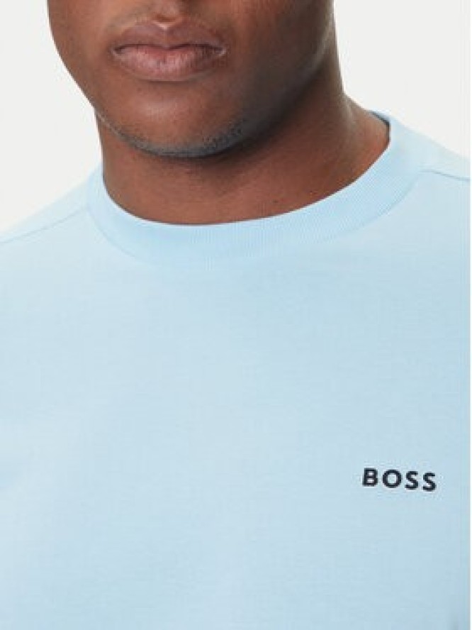 BOSS T-Shirt 50506373 Błękitny Regular Fit