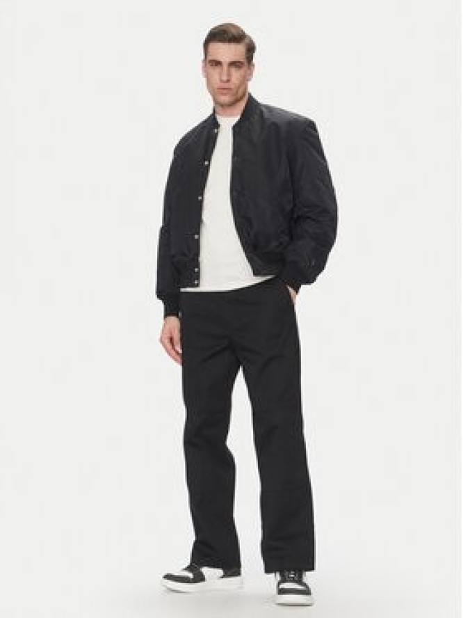 Schott NYC Kurtka bomber Sporting Czarny Oversize