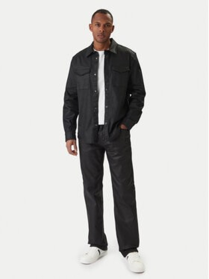 Guess Koszula jeansowa M6RH75 D6480 Czarny Regular Fit