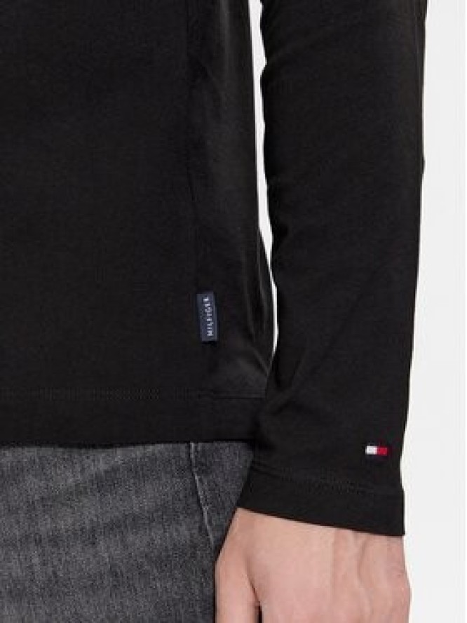 Tommy Hilfiger Longsleeve Arch Varsity MW0MW34252 Czarny Regular Fit