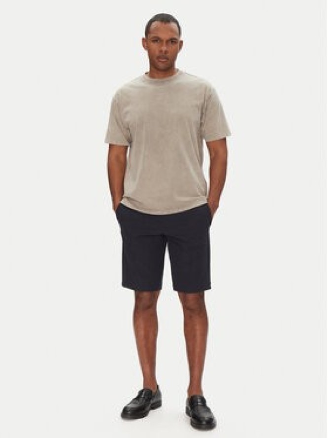 BOSS Szorty materiałowe S_Commuter_10.5 Inch 50540337 Granatowy Slim Fit